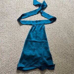 Sincerely Jules Vibrant Blue Scarf Top